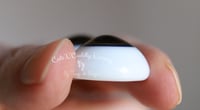 Image 3 of 22mm - German Glass - Flat Back - Economy Eyes - Topaz
