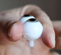 Image 3 of 20mm - Full Round - German Glass Eyes - Gray