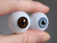 Image 2 of 22mm - Full German Eyes - Mixed Match - Brown and Light Blue