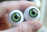 Image 5 of 22mm - Acrylic Eyes - Half Round - Green
