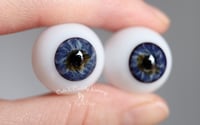 Image 2 of 20mm - Full Round - German Glass Eyes - Deep Blue