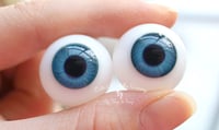 Image 4 of 22mm - Full Round -  German Glass Eyes - Turquoise