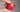 Cutiepie - Honeybug Pacifier - Micro Preemie - with Magnet - Sweetheart Red