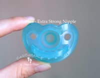 Image 2 of JollyPop ~ Newborn and Up ~ Silicone Pacifier - Plus - Extra Strong Nipple