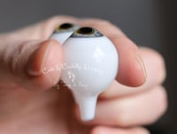 Image 3 of 22mm - Full Round - German Glass Eyes - Gray