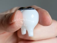 Image 3 of 18mm - Full Round - German Glass Eyes - Deep Blue - Imperfect