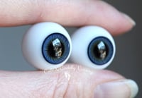 Image 3 of 18mm - Full Round - German Glass Eyes - Dark Blue