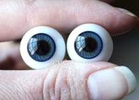 Image 4 of 18mm - Full Round - German Glass Eyes - Dark Blue