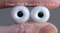Image 1 of 16mm - Full Round Solid - Clear