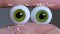 Image 1 of 14mm - Full Round Solid - Green