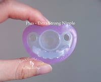 Image 6 of JollyPop ~ Newborn and Up ~ Silicone Pacifier - Plus - Extra Strong Nipple