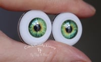 Image 2 of 20mm - Acrylic Eyes - Yellow/Green