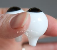 Image 3 of 22mm - Full Round - German Glass Eyes - Dark Blue