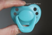 Image 1 of Sweetheart - Newborn - Honeybug - Magnetic Pacifier - Magnet included - Miss Turquoise