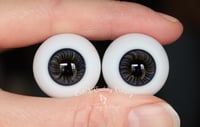 Image 4 of 22mm - Full Round - German Glass Eyes - Dark Blue