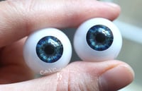 Image 5 of 20mm - Acrylic Eyes - Half Round - Brilliant Blue