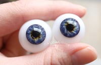 Image 8 of 20mm - Full Round - German Glass Eyes - Deep Blue