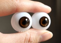 Image 2 of 22mm - Full Round - German Glass Eyes - Brown