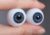 Image 2 of 22mm - Full Round - German Glass Eyes - Blue/Gray