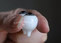 Image 3 of 18mm - Full Round - Glass Eyes - Gray - Imperfect