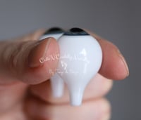 Image 3 of 22mm - Full Round - German Glass Eyes - Blue/Gray