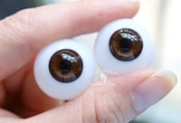 Image 4 of 22mm - Full Round - German Glass Eyes - Brown