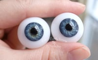 Image 4 of 22mm - Full Round - German Glass Eyes - Blue/Gray