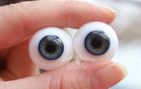 Image 4 of 20mm - Full Round -  German Glass Eyes - Dark Blue