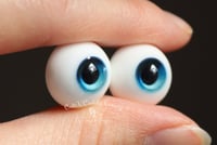 Image 2 of 16mm - Flat Back - Resin - Dark Blue