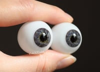 Image 2 of 24mm - Full Round - German Glass Eyes - Gray - Imperfect