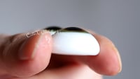 Image 3 of 22mm - German Glass Eyes - Flat Back -  Green
