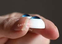 Image 3 of 18mm - Flat Back - Resin - Dark Blue