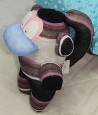 Image 3 of Plush Blue Faced Monkey - OOAK