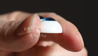 Image 3 of 16mm - Flat Back - Resin - Dark Blue