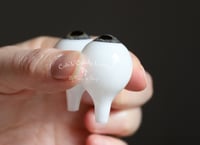 Image 3 of 24mm - Full Round - German Glass Eyes - Gray - Imperfect