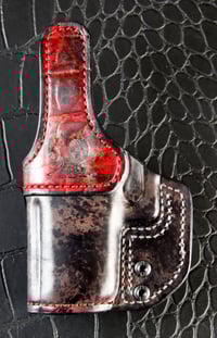 Image 2 of Staccato CS with DCC Monoblock clip Urban Sands Camo & Red Iwb holster.