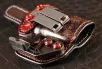 Image 3 of Staccato CS with DCC Monoblock clip Urban Sands Camo & Red Iwb holster.