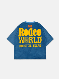 Image 2 of GIRLS ARE DRUGS® JERSEYS "RODEO WORLD" - DENIM BLUE