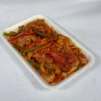 Wok con salsa mexicana