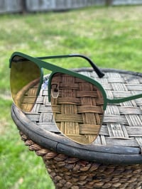 Image 3 of Green Square Rimless Sunglasses 