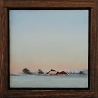 Image 1 of Colorado Barn, Tiny Original Painting