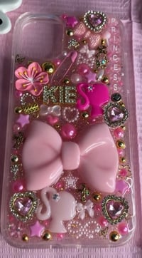 Custom Pink Case - Gold Name Included