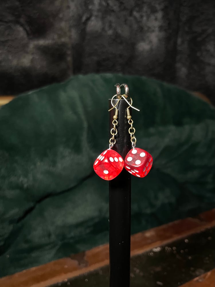 Image of Lucky Dice Earrings