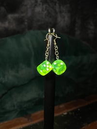 Image 4 of Lucky Dice Earrings