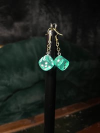 Image 6 of Lucky Dice Earrings