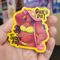 Sun's Out Tum's Out - Sticker