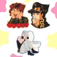 (1/2) Bizarre Guys Stickers