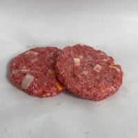 Hamburguesas con bacon y queso