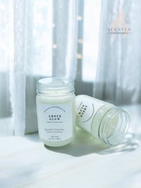 Image 1 of Amber Glow Essential Collection 12 OZ Amber and Cedar Wood Scented Soy Wax Candle