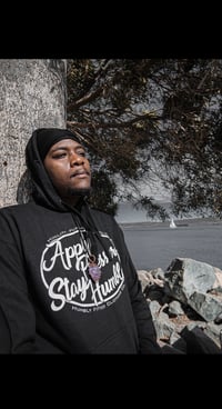 Image 2 of Apply Pressure, Stay Humble Hoodie (Black/White)